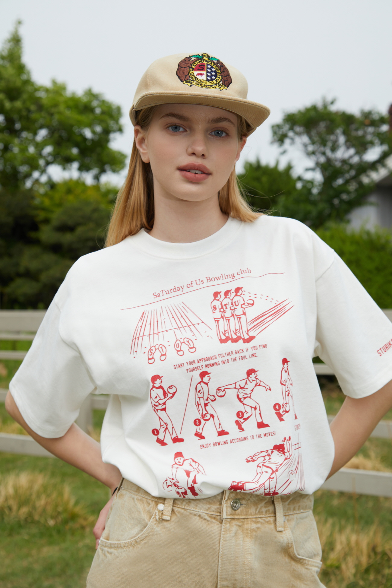 Women’s Bowling Club T-shirt Red