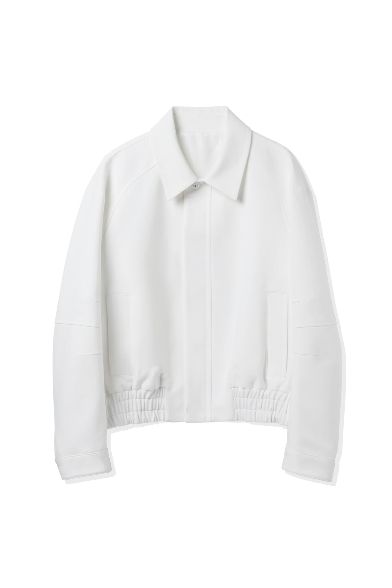 Croassant Sleeve Jacket White