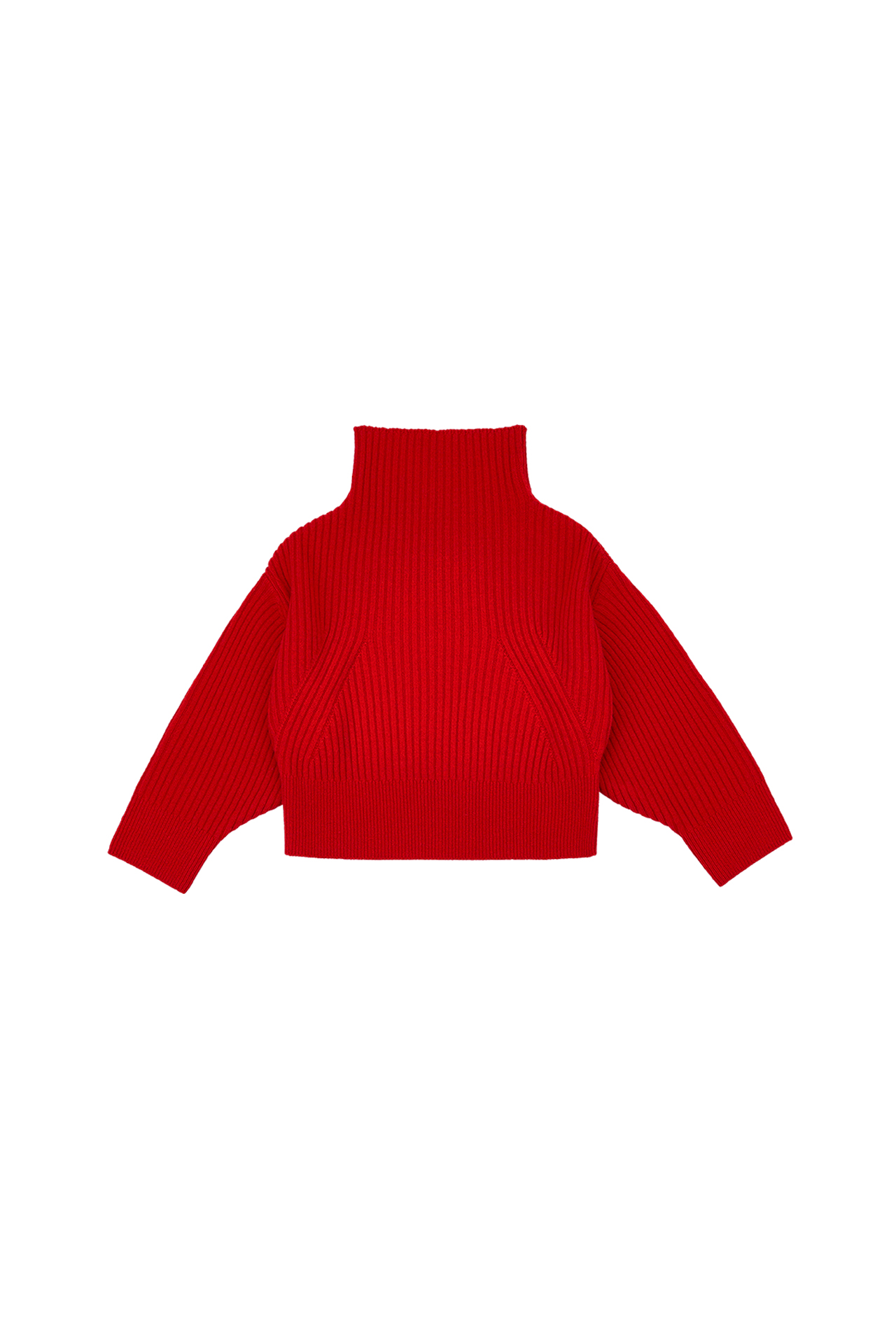 Women’s Turtleneck Knit Red